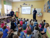 dzielnicowi na spotkaniach z uczniami chorzowskich szkół podstawowych