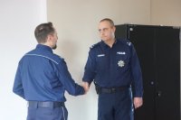Uroczyste wprowadzenie Komendanta Komisariatu Policji I w Chorzowie podinsp Wojciecha Nowakowskiego