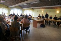 mieszkańcy Chorzowa na debacie z przedstawicielami Urzędu Miasta, policji, straży pożarnej, straży miejskiej czy służb ratunkowych
